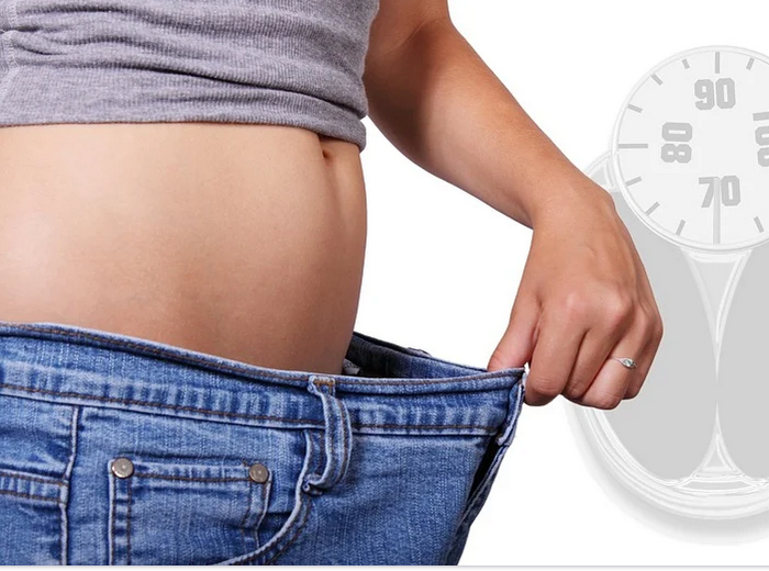 a woman who has lost weight